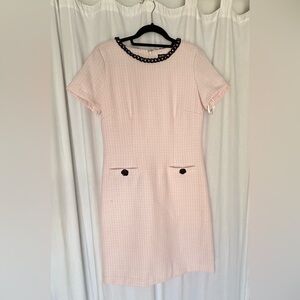 Karl Lagerfeld Pink and Black Sheath Dress
